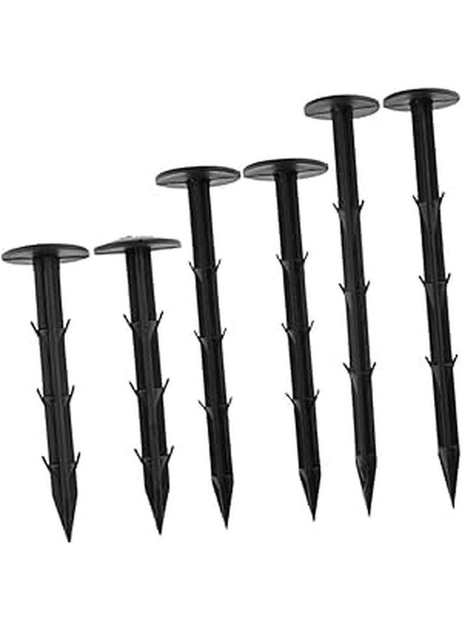 Heavy Duty Plastic Garden Anchors 10 Pack Non Rusting Ground Stakes For Canopy Camping - Image 1