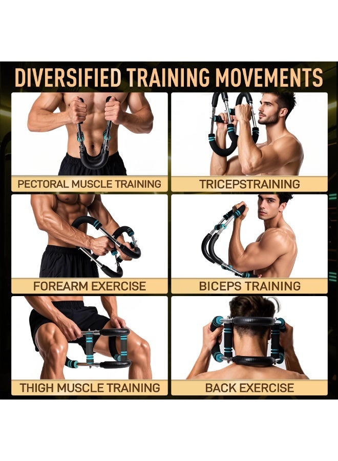 جهاز تدريب الذراع، جهاز تمارين الصدر القابل للتعديل للرجال والنساء، جهاز تدريب القوة في صالة الألعاب الرياضية المنزلية، جهاز تقوية العضلات والذراع، جهاز تدريب قوة الصدر (20-110 رطل) - Image 2