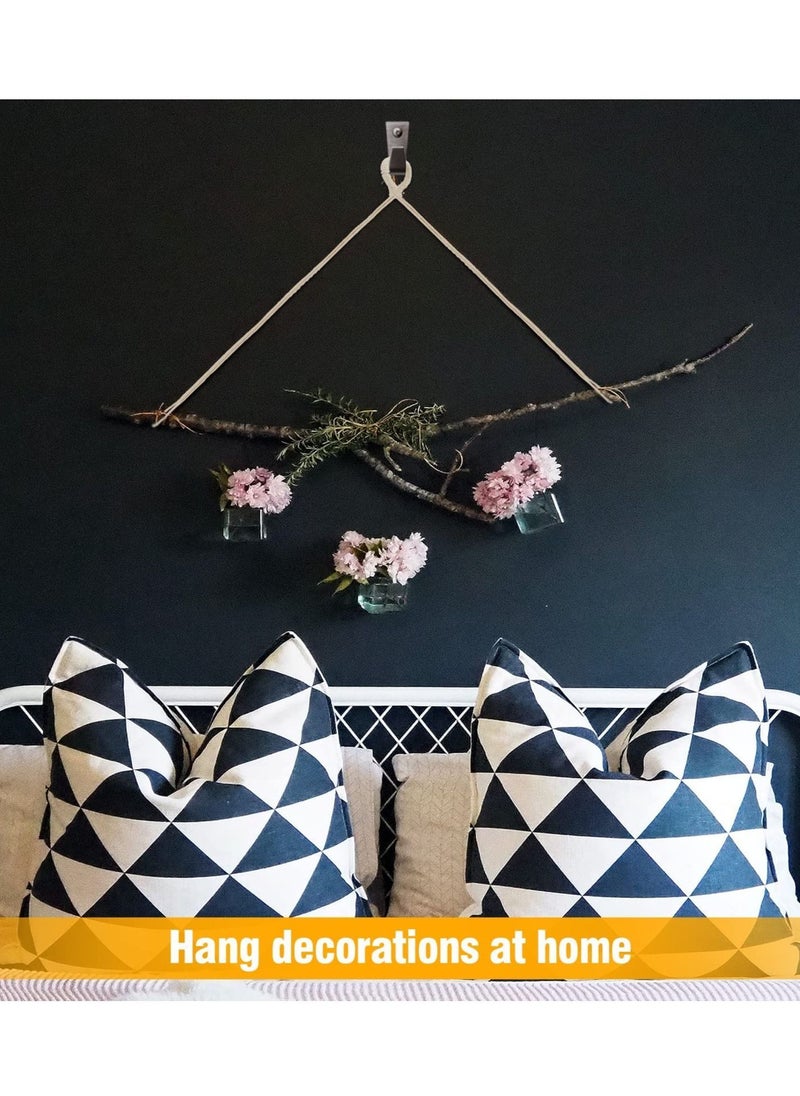 NIBEMINENT - 6 Pack Adjustable Macrame Plant Hanger Extenders Thickened Rope Hanging Extender Durable for Indoor Outdoor Pot Holder - Image 1