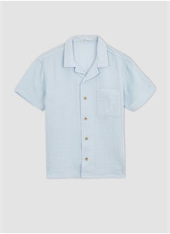 DeFacto Regular Fit Short Sleeve Jean Shirt  - Image 1