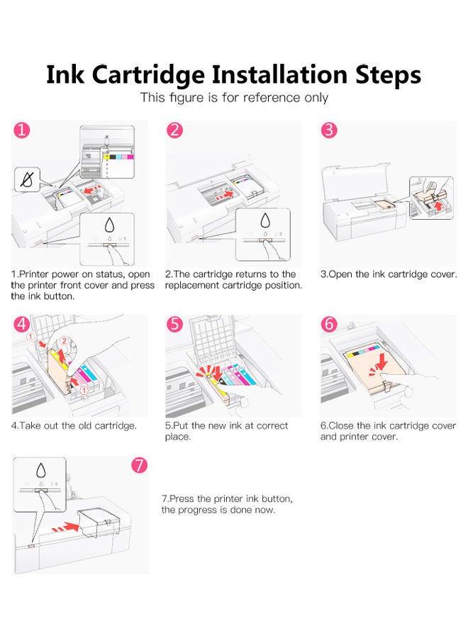 NIBEMINENT Compatible Ink Cartridge Cyan  - Image 4