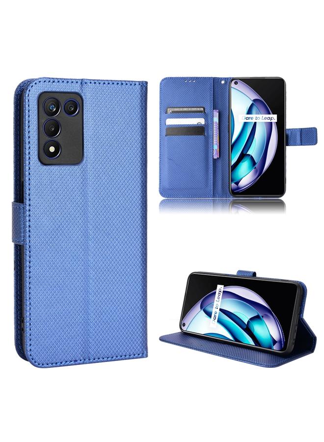 S-TOP Case For OPPO Realme Q3T / Q3S Diamond Texture Leather Phone Case - Image 1