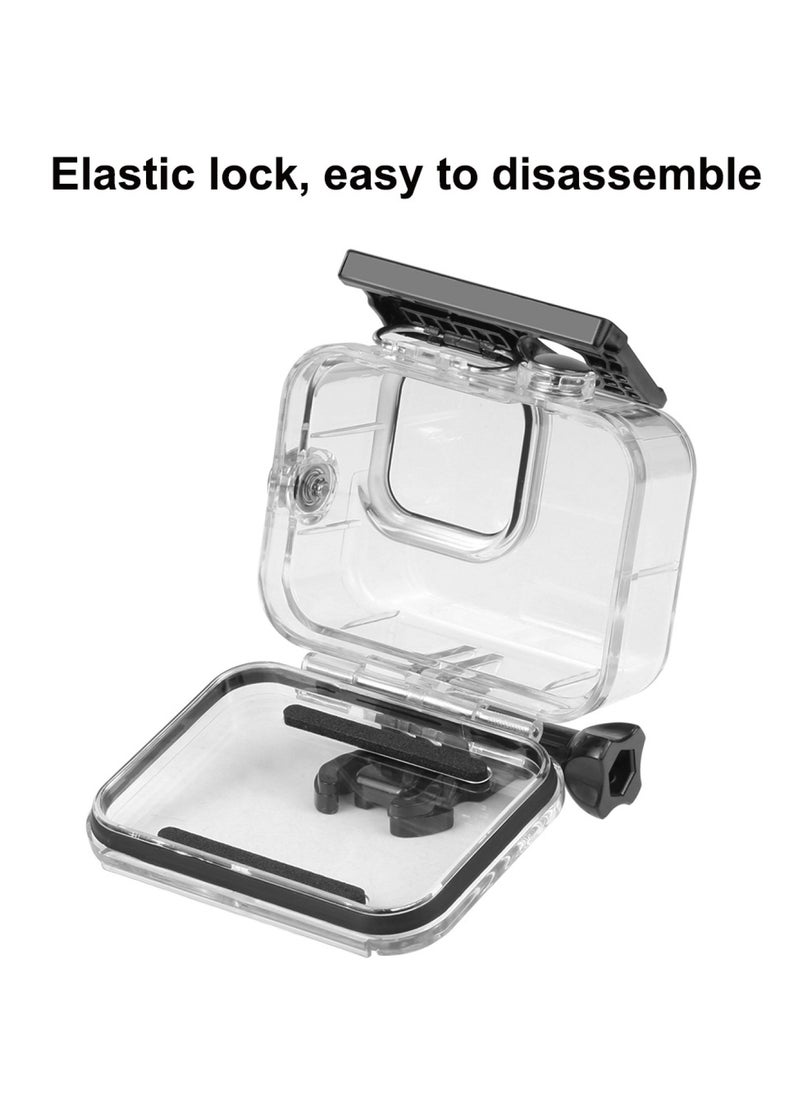 PULUZ - 60M Waterproof Housing Case Diving Case Protective Cover Shell for GoPro Hero 12/Hero 11/Hero 10/Hero 9 Black Diving Protective Housing Shell - Image 1