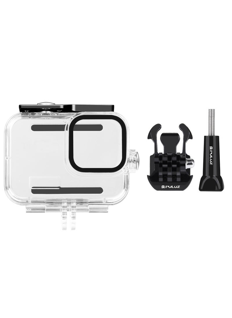 PULUZ - 60M Waterproof Housing Case Diving Case Protective Cover Shell for GoPro Hero 12/Hero 11/Hero 10/Hero 9 Black Diving Protective Housing Shell - Image 1