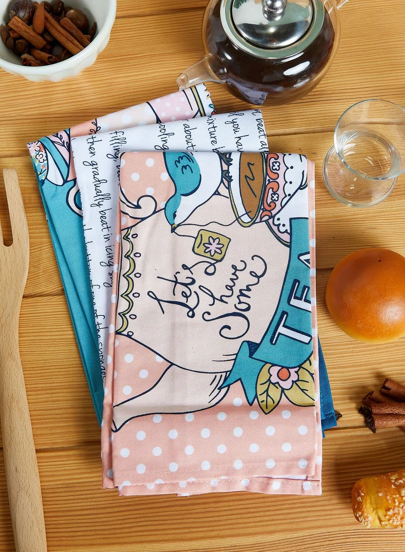 Premier Pretty Things Set of 3 Kitchen Tea Towels