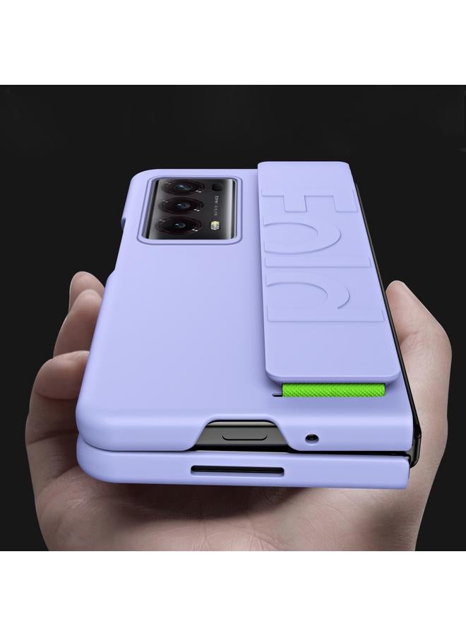 اس-توب جراب هاتف لهاتف Honor Magic V2 مع غطاء خلفي مرن بمقبض معصم - Image 4