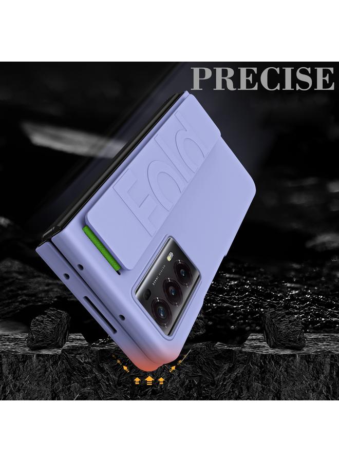 اس-توب جراب هاتف لهاتف Honor Magic V2 مع غطاء خلفي مرن بمقبض معصم - Image 3