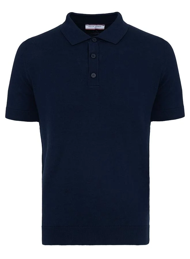 FELIX HARDY Men's 100% Cotton Polo Shirt Short Sleeve Pack of 2