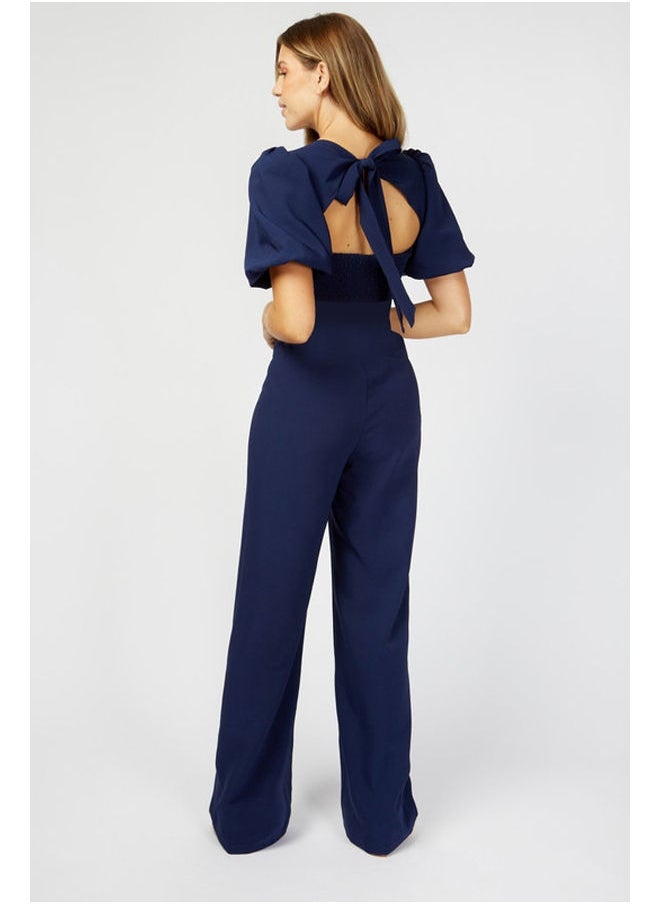 Little Mistress - Tempest Tie Back Cut Out Jumpsuit - Image 1