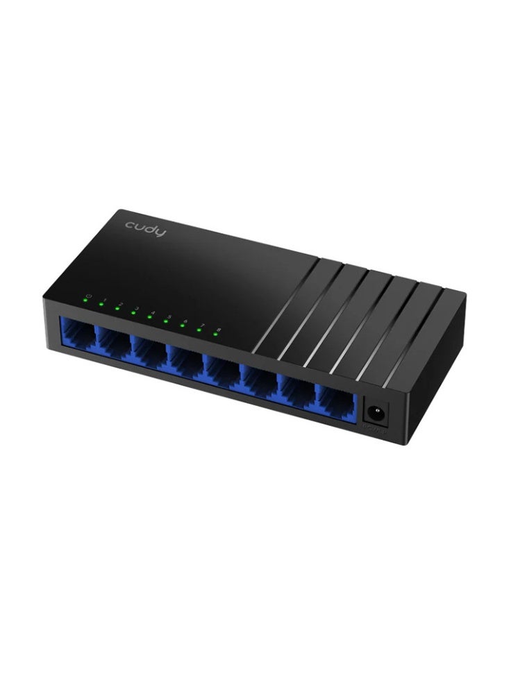 Cudy GS108D 8-Port Gigabit Unmanaged Ethernet Switch – Long-Distance, Compact, Desktop & Wall-Mount - Image 1