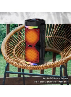 NEWRIXING NRG6601A Outdoor Portable Speaker Wireless Speaker 20W High Power Sound Amplifier with Microphone Support TF Card/FM