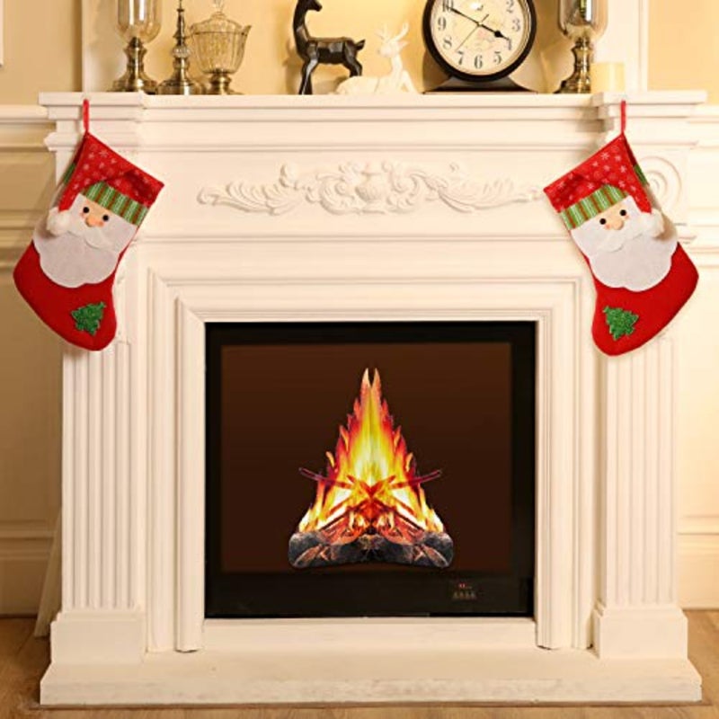 3 Sets Fake Fire Fake Flame Camping tion 12 Inch 3D Cardboard Campfire Centerpiece Artificial Flames Campfire Party tion for Camp Bachelorette Party - Image 5