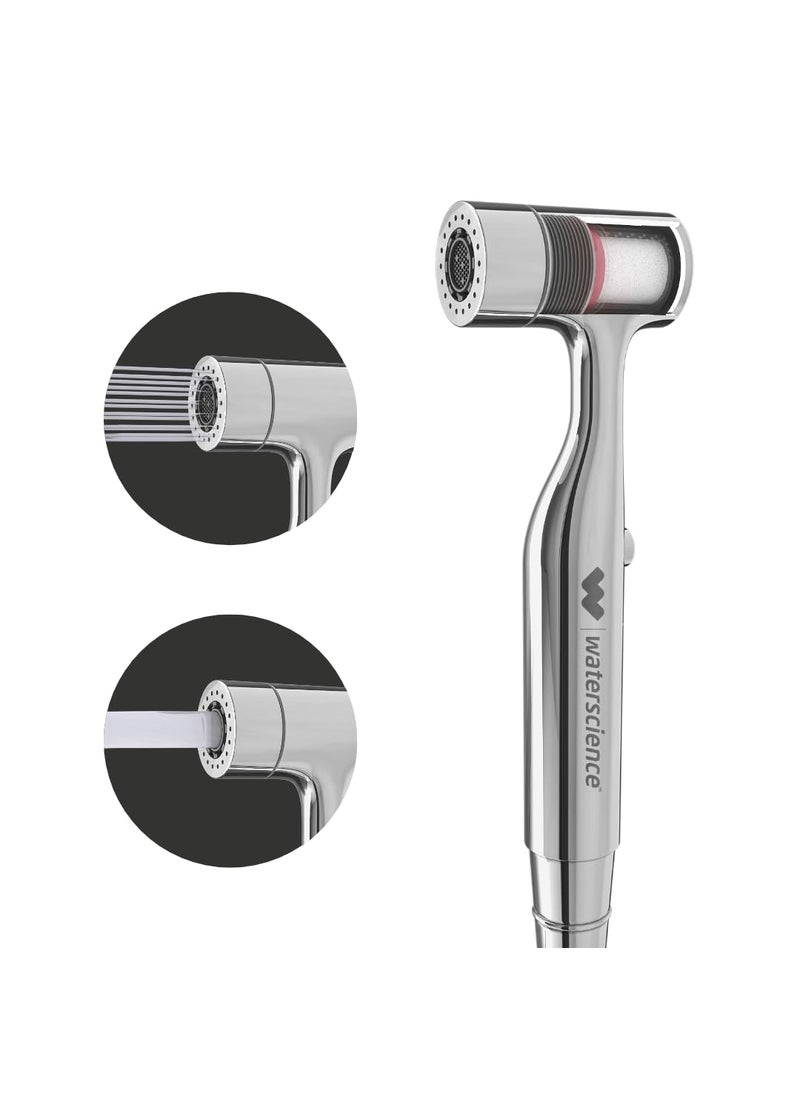 WaterScience WaterScience Health Faucet with Filter Jet Spray for Toilet with Dust and Sediment Filter 2 Flow Modes PURO HFF 224 D  - Image 1
