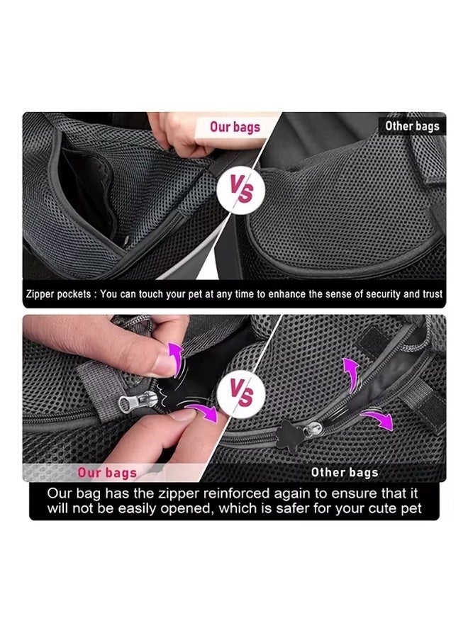 Home Clearance Sale Reflective Pet Sling Carrier Breathable Mesh Travel Safe Sling Carrier For Pets Outgoing S Size - Image 3