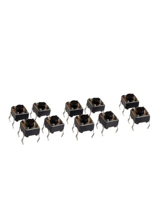 10 PCS Panel PCB Momentary Tactile Tact Push Button Micro Switch 4 Pin DIP Light Touch Keys Keyboard (Pack of 10, 6mmx6mmx4.3mm) - pzsku/ZD72180DEB4C35B450F51Z/45/_/1734212015/08fe653a-5d30-4f32-9a66-a70c342759b3