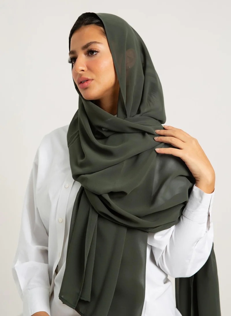 Kaafmeem Pale Green Laser Tarha