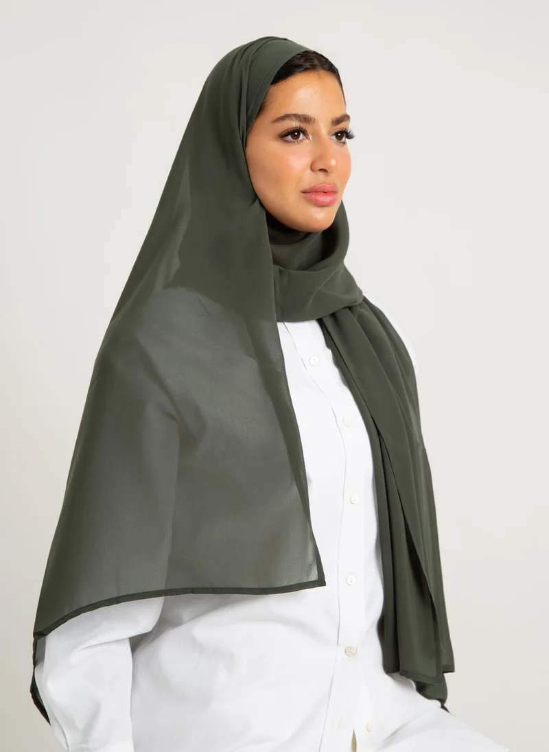 Kaafmeem Pale Green Laser Tarha