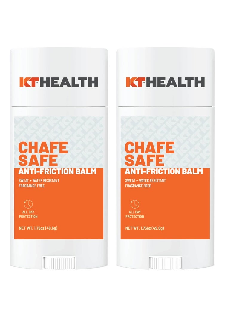 KT TAPE KT Health, Chafe Safe, Anti-Friction Balm, 2 Pack - Image 1