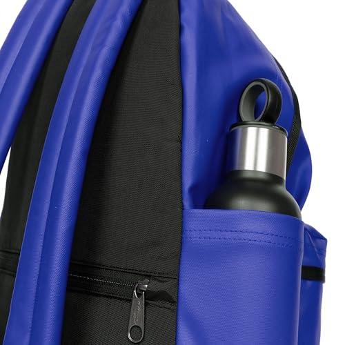 EASTPAK Day Pak'r – 24L Backpack with 14-inch Laptop Sleeve, Front & Security Pockets, Side Bottle Holder, Adjustable Straps, Tarp Blue - Image 4