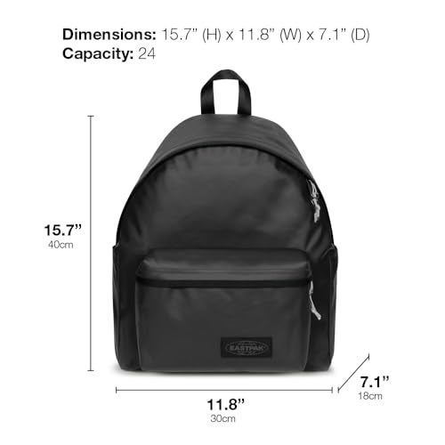 EASTPAK Day Pak'r – 24L Backpack with 14-inch Laptop Sleeve, Front & Security Pockets, Side Bottle Holder, Adjustable Straps, Tarp Blue - Image 5