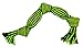 Jolly Pets KnotNChew 3 Knot Squeaker GreenBlack Largex Large JTJP043 - Image 3