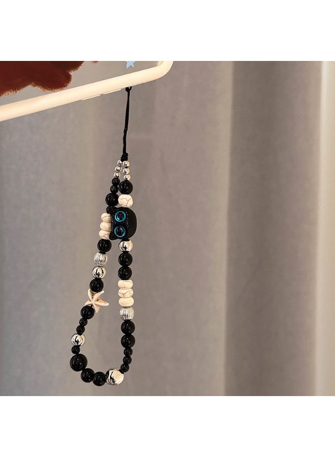 NIBEMINENT Phone Charm/ Chain Strap for Women Girls, Cute Cartoon Cell Phone Case Lanyard Wrist Strap