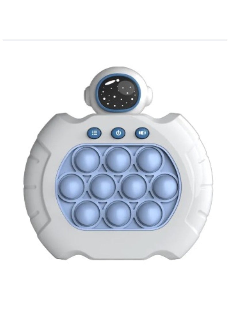 Huitich Robot Pop Sensory Fidget Toy A Stress Reliever for Kids and Adults Blue/White - Image 1