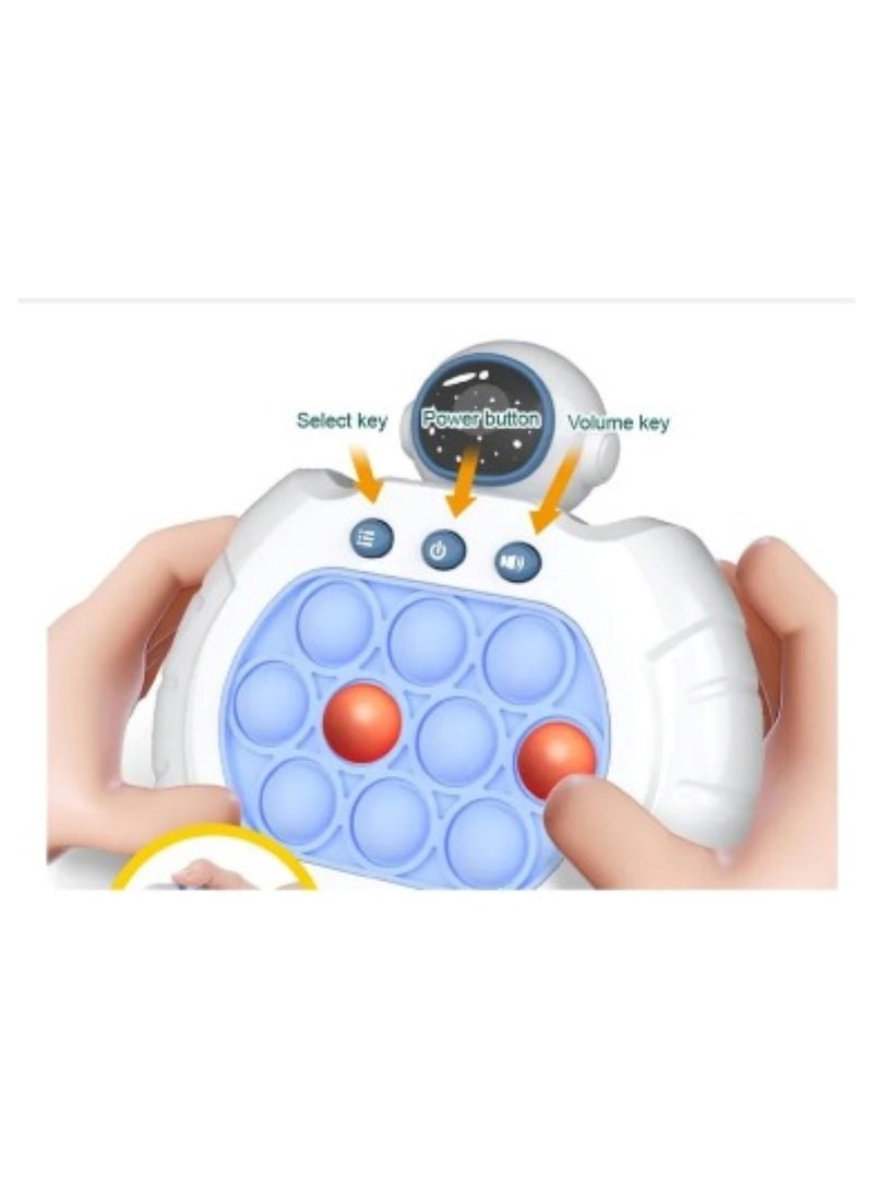 Huitich Robot Pop Sensory Fidget Toy A Stress Reliever for Kids and Adults Blue/White - Image 3