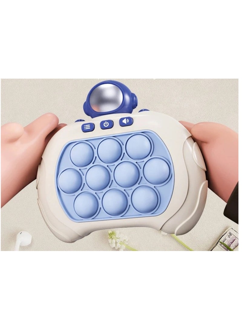 Huitich Robot Pop Sensory Fidget Toy A Stress Reliever for Kids and Adults Blue/White - Image 4