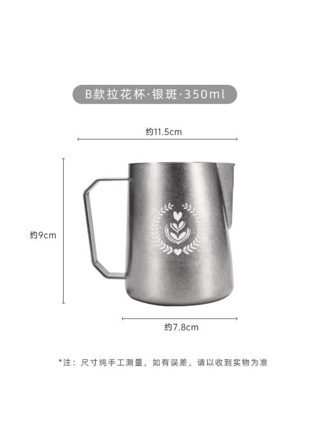 Coffee Cup Pointed Mouth 304 Stainless Steel Milk Bubble Cup With Fancy Coffee Cup Utensils