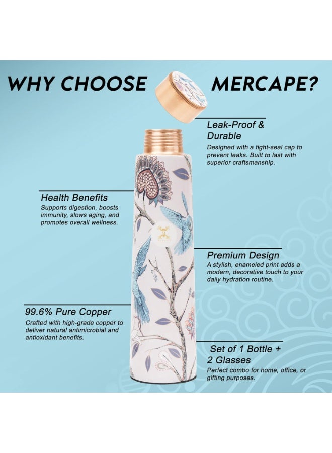 MERCAPE® Bottle 900 ml with Glass Set (900 ml 2x 300 ml) - Image 3