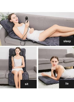 XiuWoo Electric Massage Mat Multifunction Foldable Full Body Massage Mat Body Heating Massage Pad with Pillow Neck Shoulder Back Calf Leg Muscle Relax Suitable For Home Office Car  - Image 2