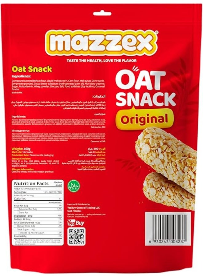 Mazzex Original Oat Snack 400g x 3 Packs – Total 1200g - Image 4
