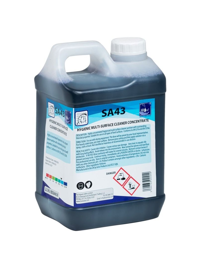 Bio Hygiene Multi-surface Cleaner Concentrate SA43 - Image 2