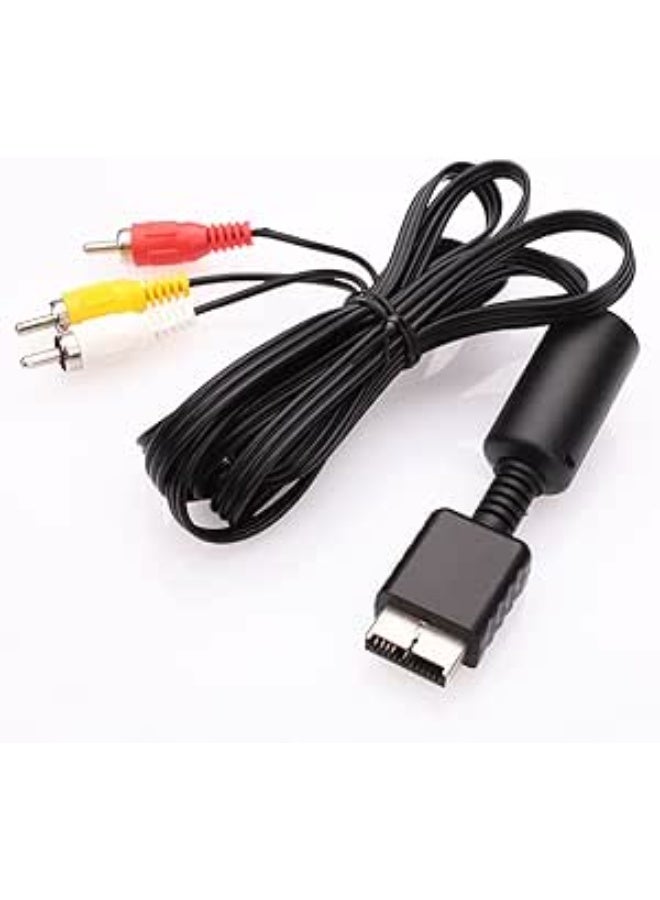AV Cable for PlayStation 2 – 1.8 Meter Length – High-Quality Audio & Video Connection - Image 2