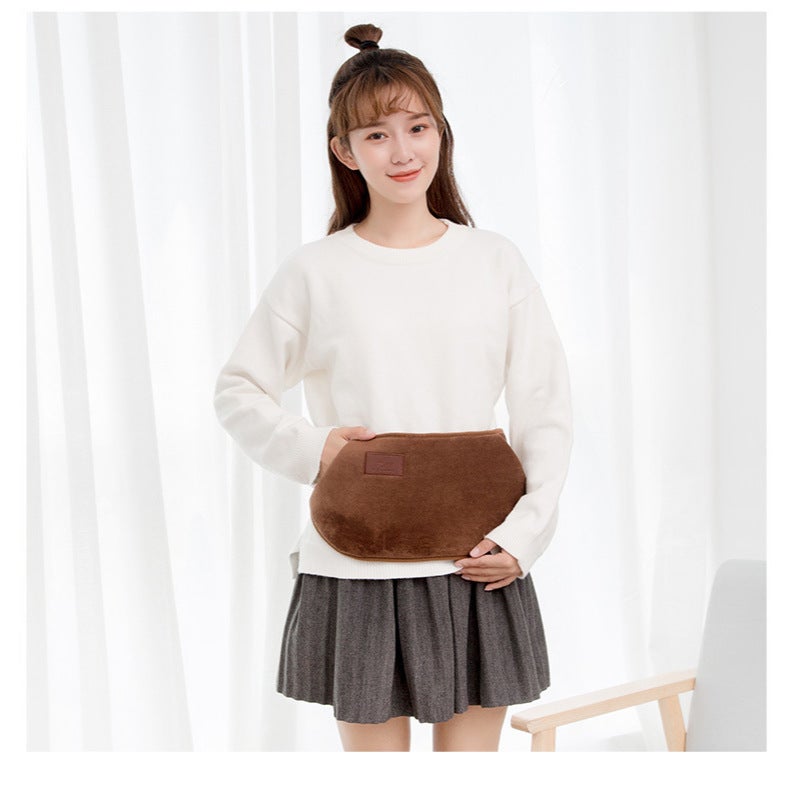 Water Bag Plush Belt Water Filling Warm Water Bag Compress Warm Waist Warm Hand Treasure Filling Warm Belly Warm Baby Female - Image 5