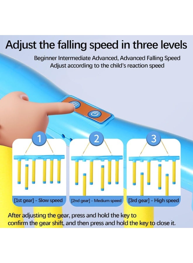 Rally Kids Stick Catch Game - Training Reaction and Hand-Eye Coordination with 3 Speeds and Interactive Music - Image 2