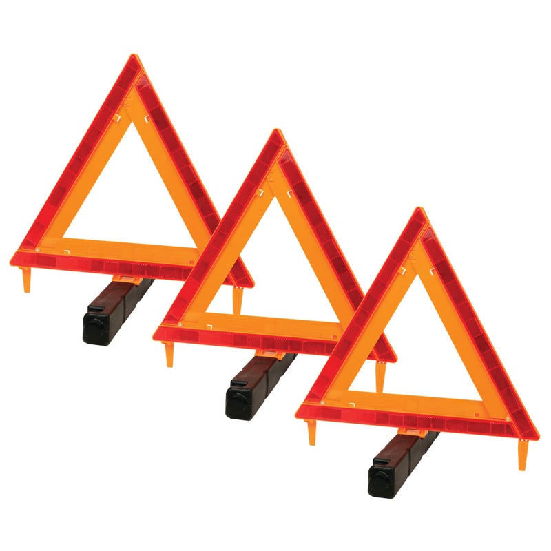 Performance Tool W1498 Large Early Warning Roadside Emergency Reflective Triangle, 3 Pack with Case (Dot Approved), 3 Pack - Image 5