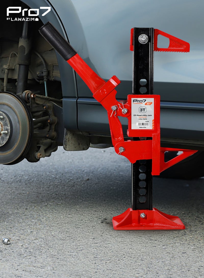 LAWAZIM Pro7 Heavy Duty Off-Road Utility Jack -48inch- High Capacity Anti-Corrosion Jack with Adjustable Lift Height - Vehicle Lift, Automotive Recovery Tool, Farm Equipment Lifting, and Emergency Jacking - Image 1