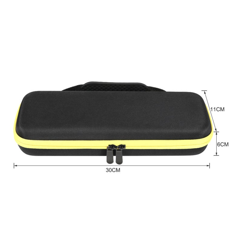 Multimeter Hard Case: Black Hard EVA Material - Waterproof Shockproof Dust-Proof Carrying Storage Bag for Multimeter, Portable Handle Design for On-The-Go Use, Backpack-Compatible Storage - Image 2