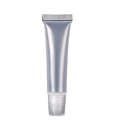 Shree Maha 10ml Empty Lip Gloss Tubes  Refillable Clear Cosmetic Containers for Lip Balm and Gloss  Soft Durable and Convenient  Pack of 100  - Image 3