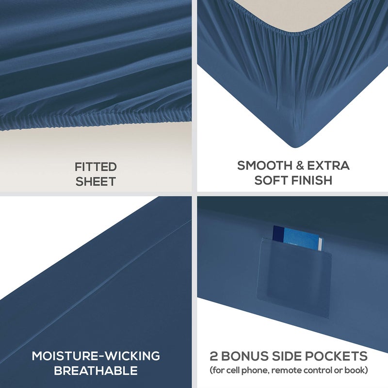 مولر Mueller Luxury 6 PC SILE SEAT SUPER 1800 GEOCK DEAM COMPER - Image 4