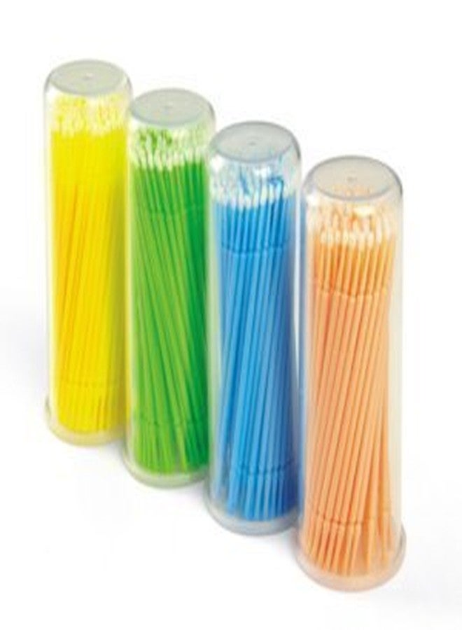 Eyelash Extension Lint Free Microbrushes X4 Tubes (400 Pcs) by A.L.C.