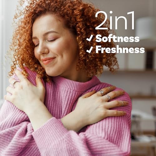 Downy Soft, 2 in 1 Soft and Fresh Liquid Fabric Softener, April Fresh, 44 fl oz, 60 Loads, Fabric Conditioner Liquid provides softness and freshness for fabrics - Image 2