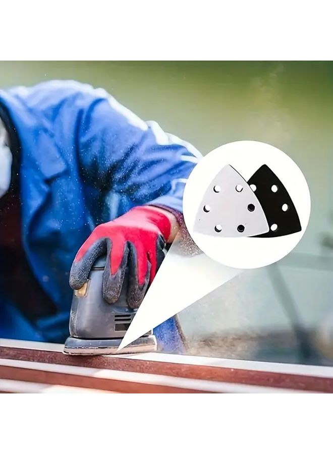 2 Six Hole Cushioning Pads For Delta Sander Enhanced Adhesion Sanding Plate 93mm - Image 1