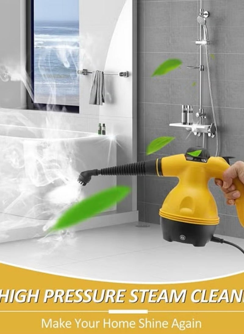 HOMESTAR 1000W Multi-Heat High Temperature Portable Kitchen Steam Cleaner with 9pcs Accessories for Sofa Bathroom Window Magic Sticker Gift - Image 5