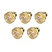 uxcell uxcell Brass Misting Nozzle - 10/24 UNC 0.1mm Orifice Dia Replacement Heads for Outdoor Cooling System - 5 Pcs  - Image 2