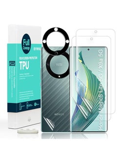 Ibywind 2 Pcs Screen Protector For Honor X9A 5G Honor Magic 5 Lite 5G 6.67 Inch Not For Honor Magic5 Pro 5G 6.81 Inch Flexible Tpu Film With 1Pc Camera Lens Protector 1Pc Back Film Easy To Install  - Image 1