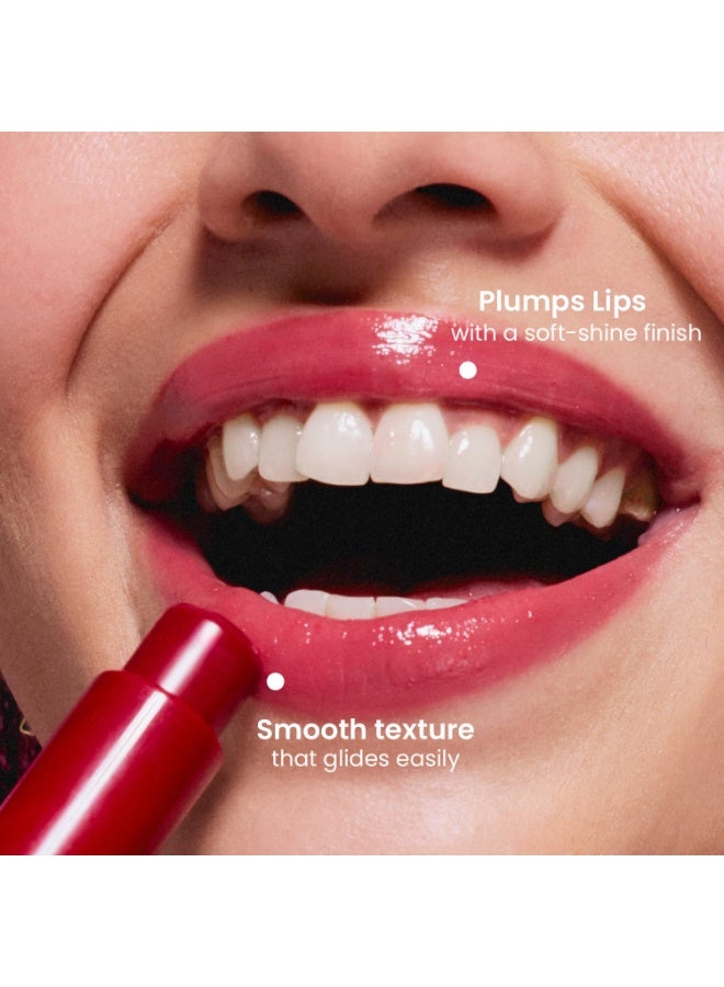 دوت آند كي مرطب شفاه دوت آند كي باريير ريبير بعامل حماية من الشمس ٥٠ | لون الكرز القرمزي | يُصلح حاجز الشفاه التالف | لون غني | ٤.٥ غرام - Image 3