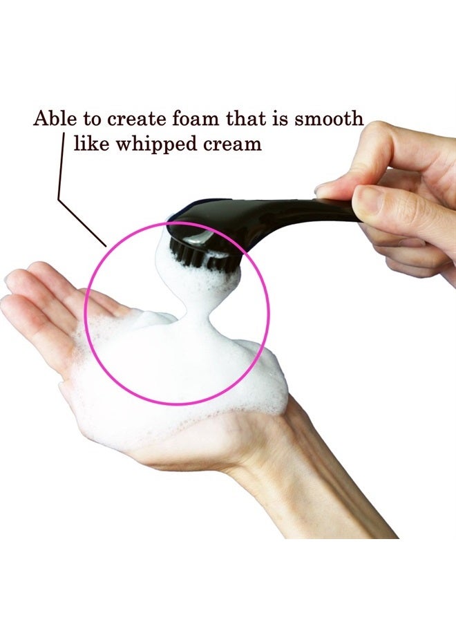 VESS Whip Pore Face Cleansing Brush Kit | Ergonomic Handle With Hanging Loop, Round & Soft Bristles & Compact Design - Image 5